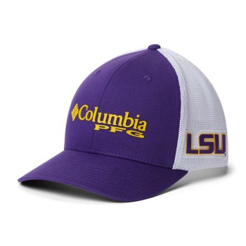 Columbia PFG Mesh Ball - LSU, Gorras Morados Para Mujer | 358621-DHG